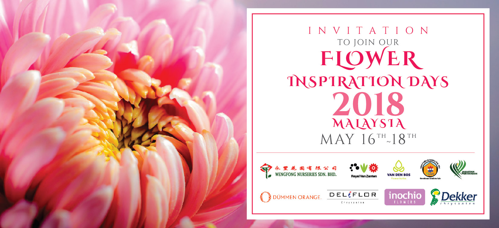 Flower Inspiration Days Malaysia 2018 Flower Inspiration Days Malaysia 2018